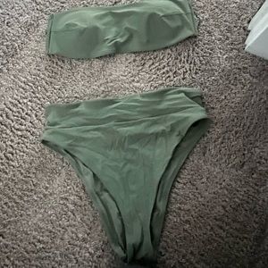 High waisted aerie swim suit